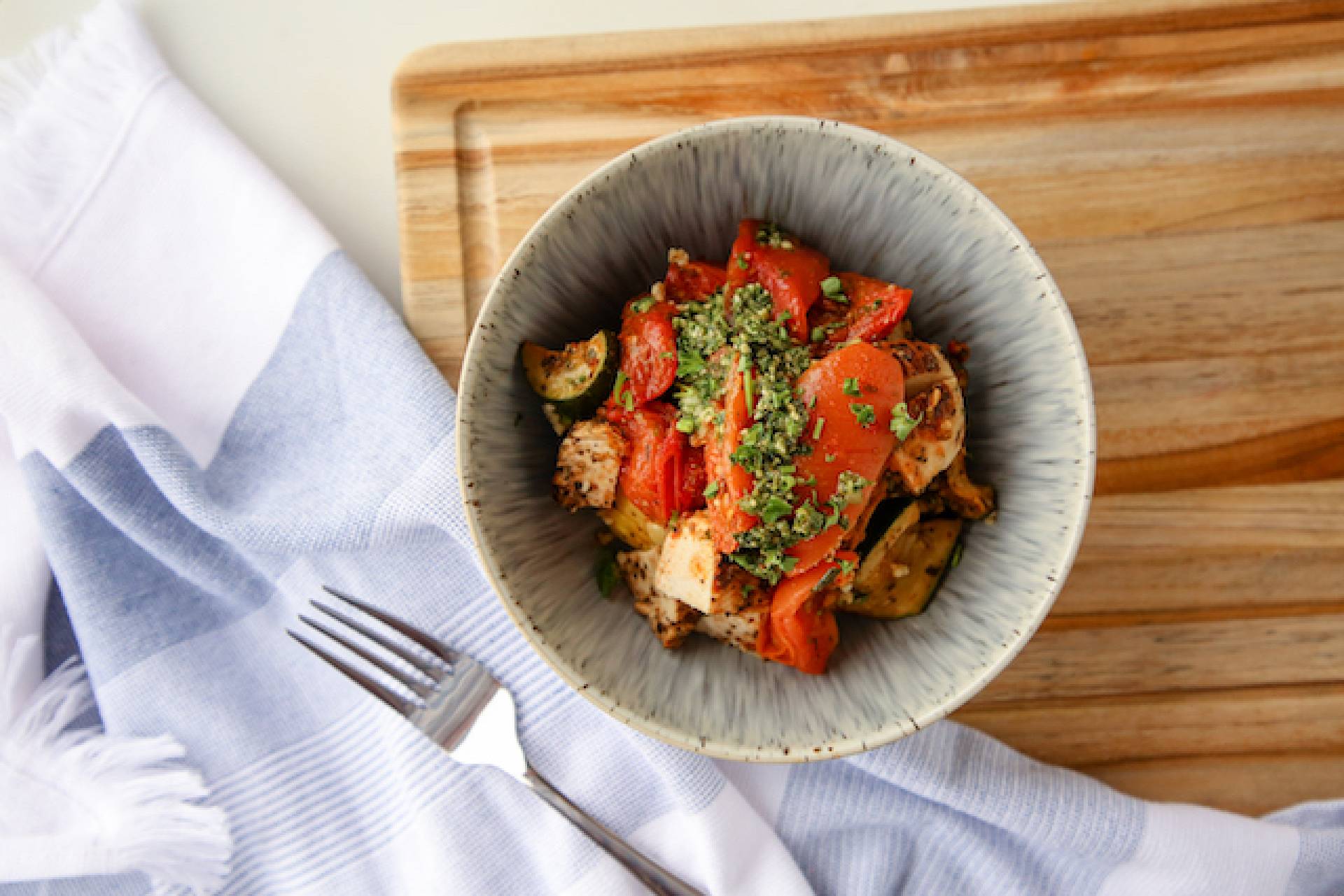 Pesto Chicken Bowl Clean Creations New Orleans Healthy Gourmet Meal