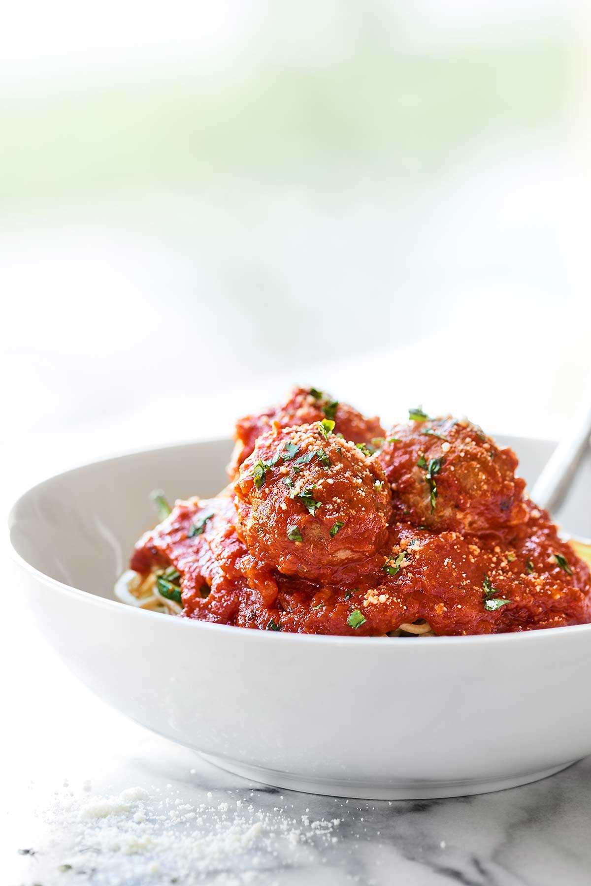 Turkey Meatballs with Marinara (Low Carb) Clean Creations New