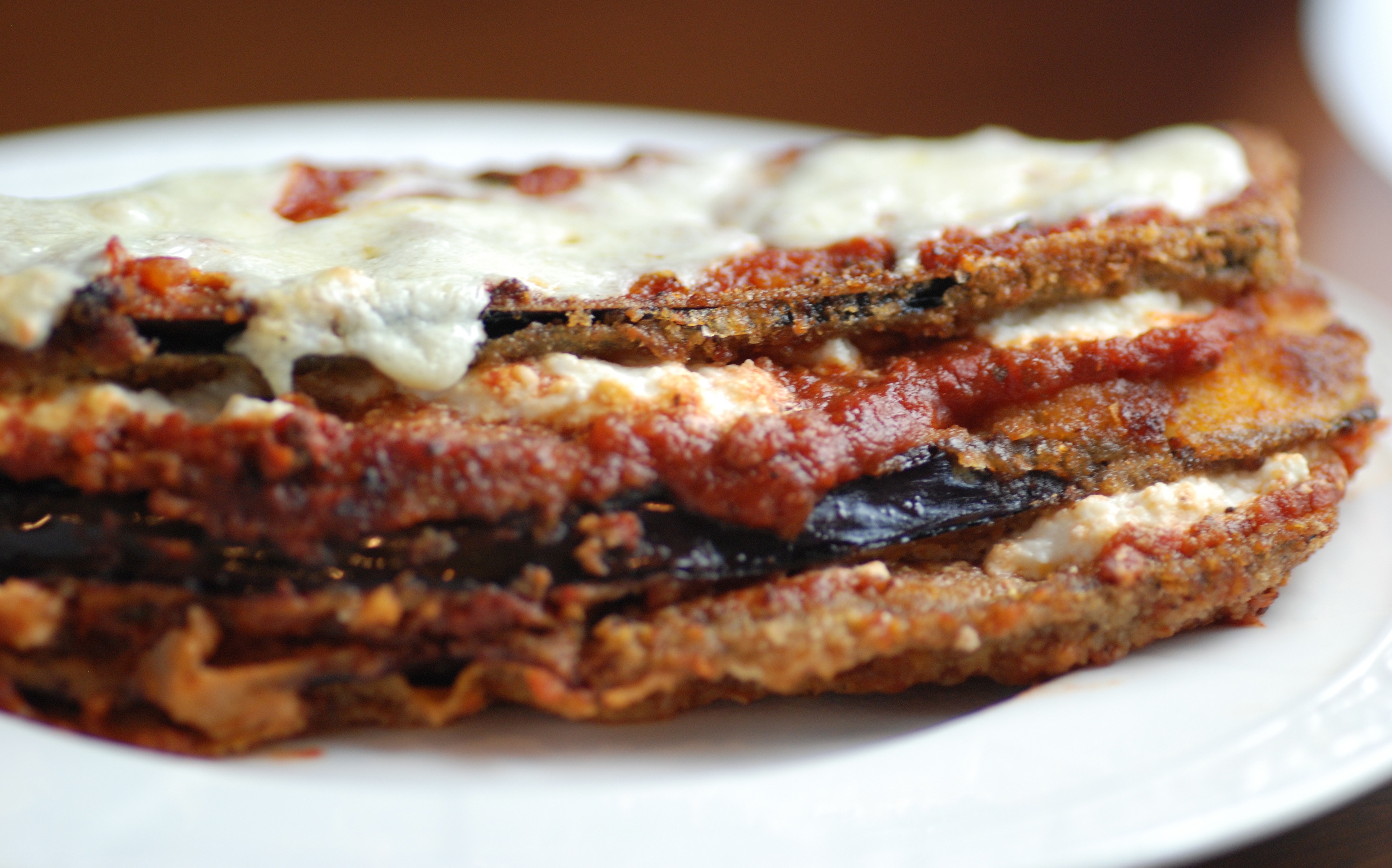 Eggplant Parmigiana Stacks