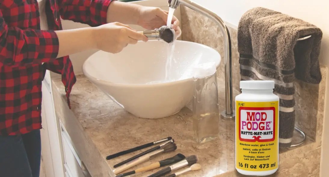 How to Clean Mod Podge off Brushes? CleanerProfy