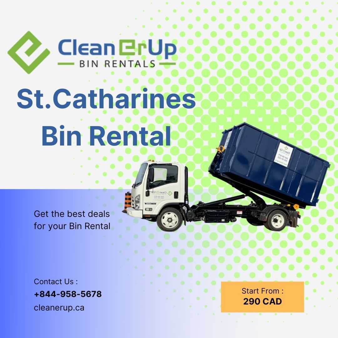 Dumpster Bin Rentals in St. Catharines, ON Clean Er Up