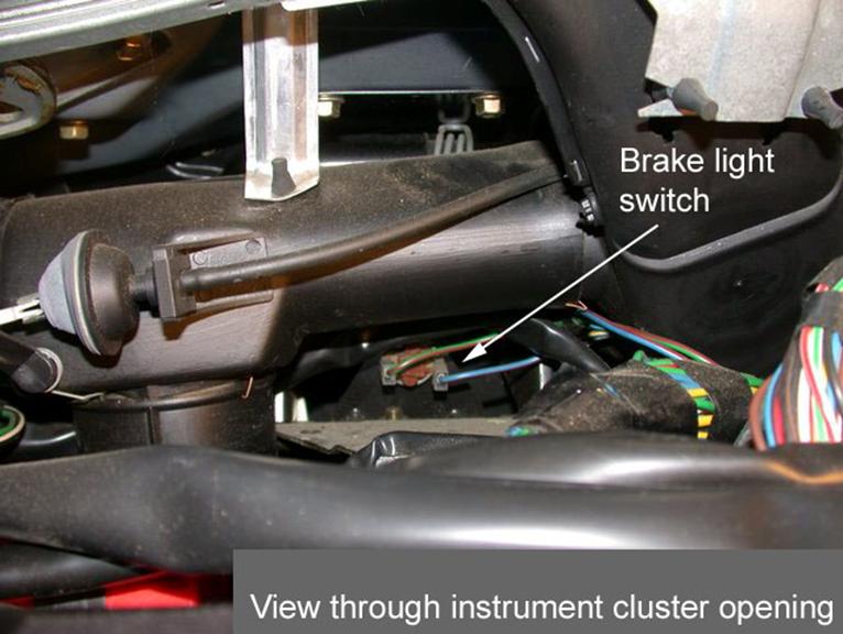 240 Volvo Replacing the Brake Light Switch