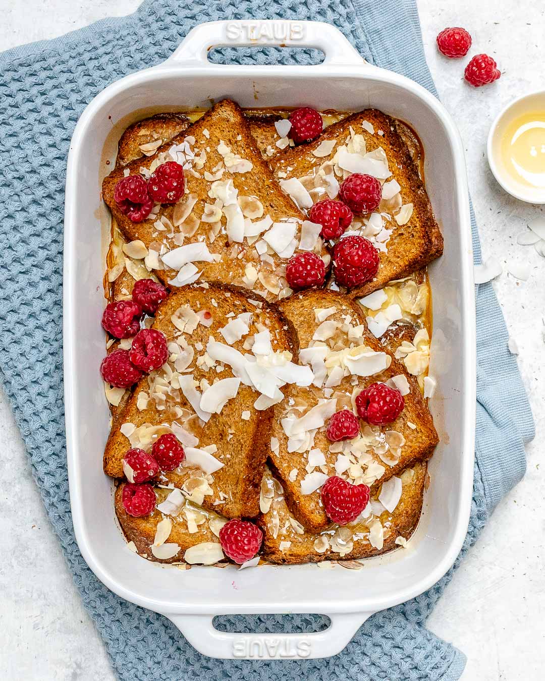 Raspberry French Toast Overnight Casserole for a Beautiful Morning