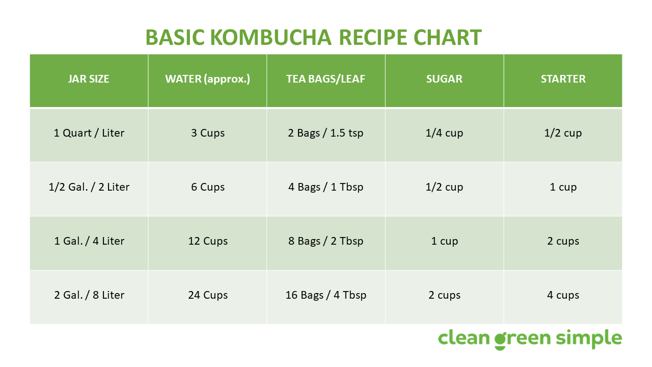 How to Make Kombucha Complete Beginner's Guide Clean Green Simple