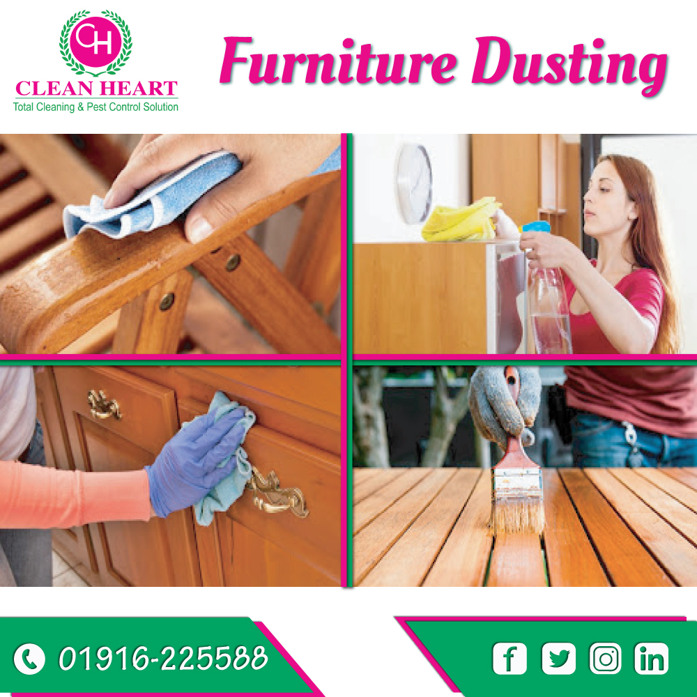 Furniture Dust cleaning in Dhaka Clean Heart