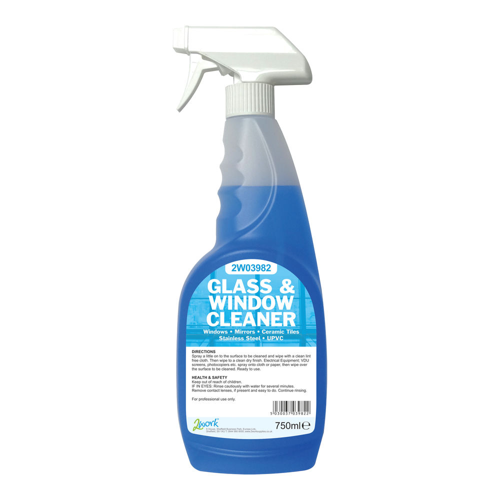 GLASS & MIRROR Cleaner 750ml Spray Cleaning Bits