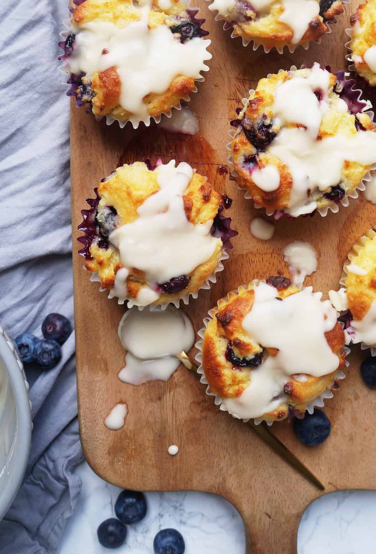 Keto Lemon Blueberry Muffins Clean Keto Lifestyle