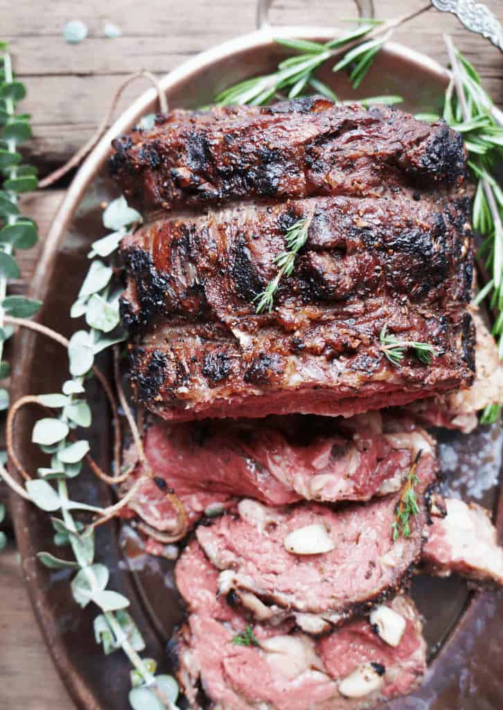 Keto Prime Rib with Garilc and Red Wine Au Jus Clean Keto Lifestyle