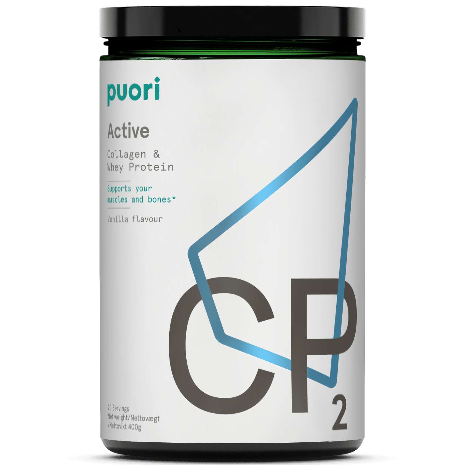 CP2 Active Collagen peptides & Whey protein Clean Label Project