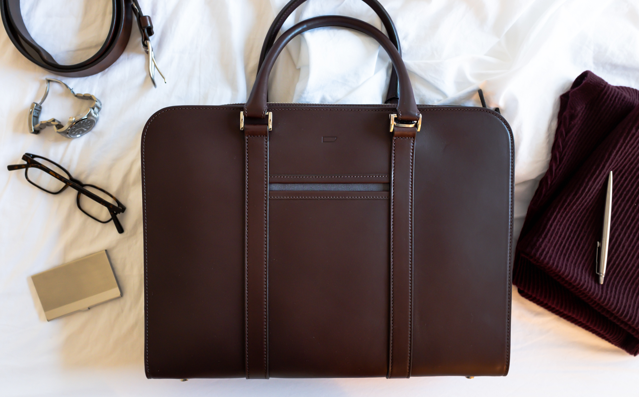 Carl Friedrik Palissy briefcase review Clean Lines