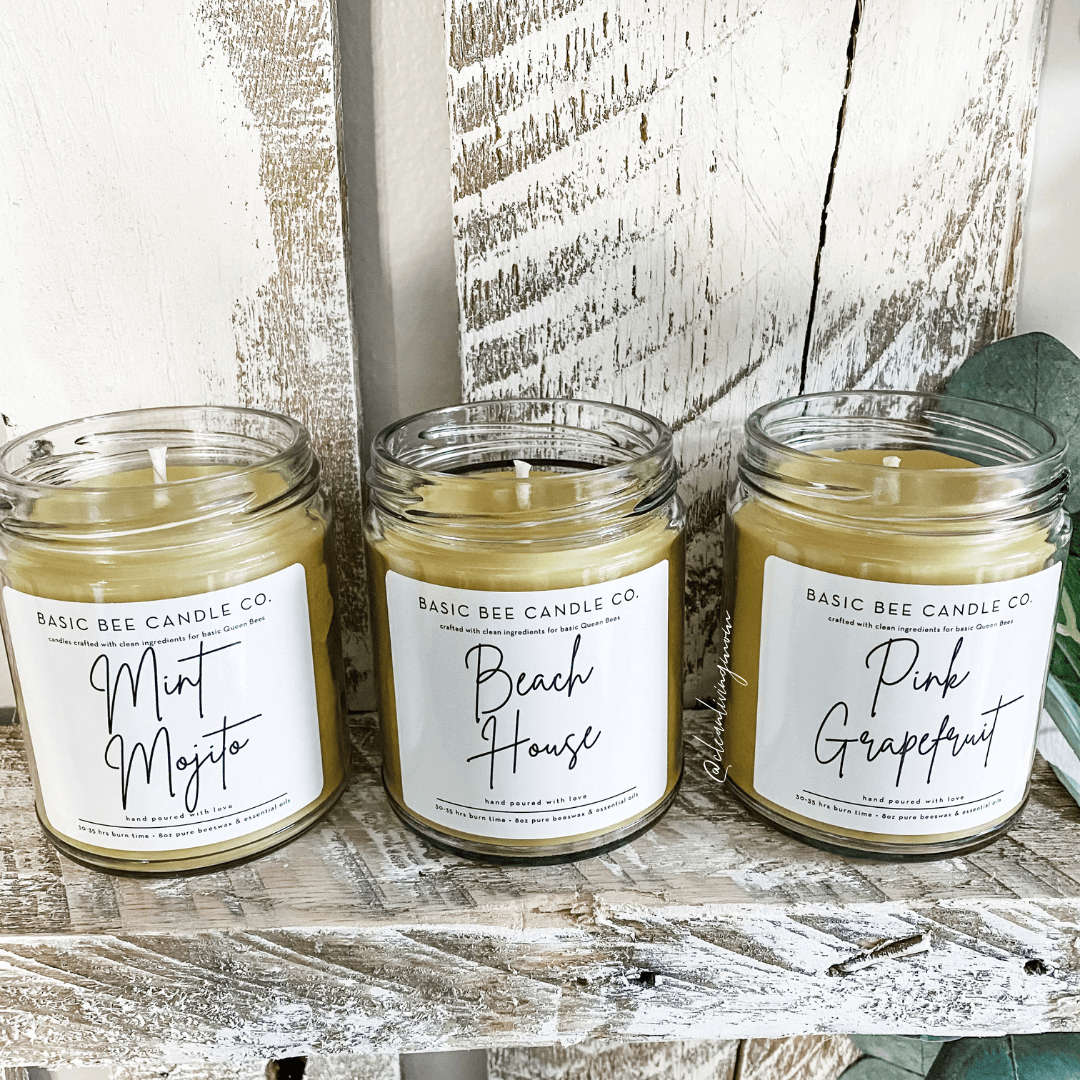 Basic Bee Candle CO. Brand and Candle Reviews Clean Living Mom