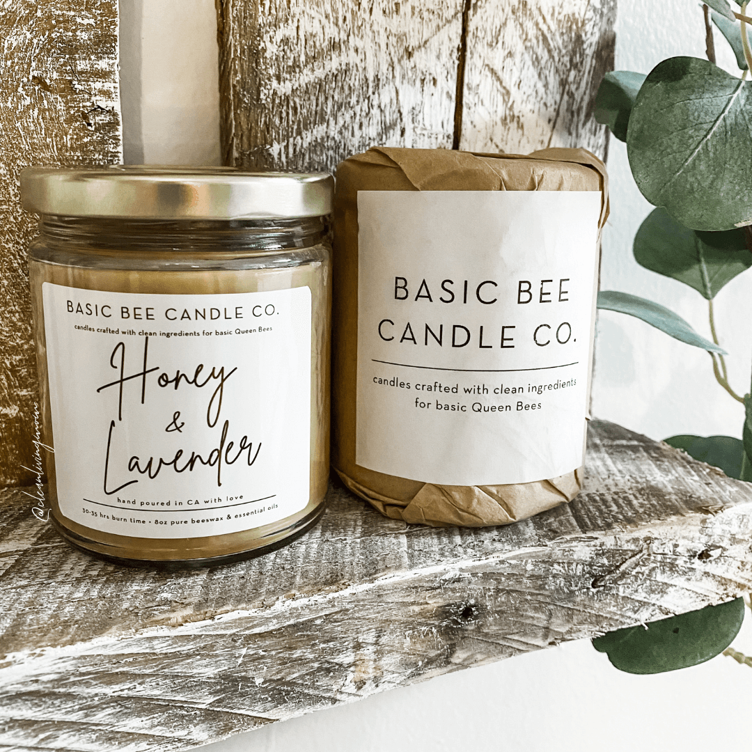 Basic Bee Candle CO. Brand and Candle Reviews Clean Living Mom