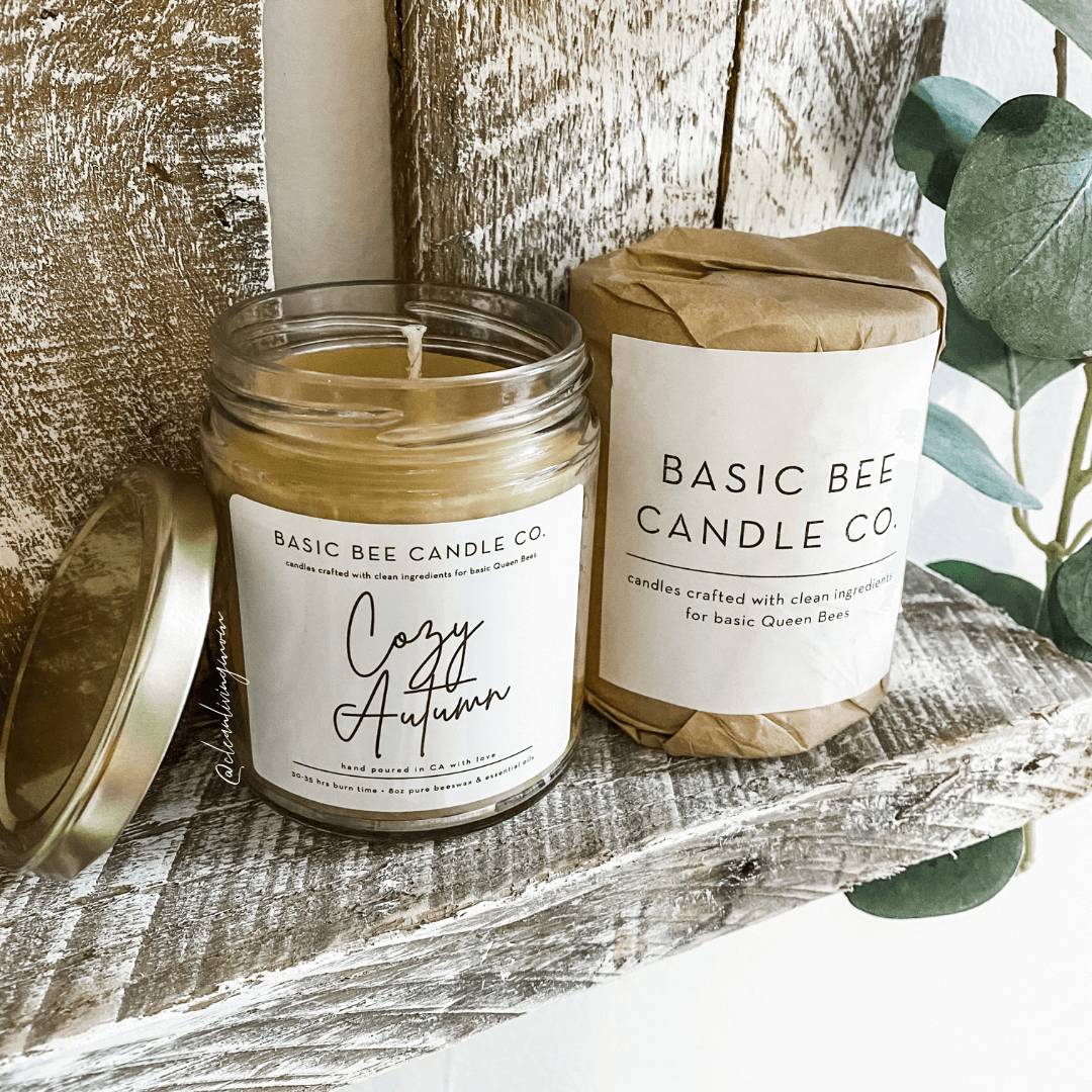 Basic Bee Candle CO. Brand and Candle Reviews Clean Living Mom