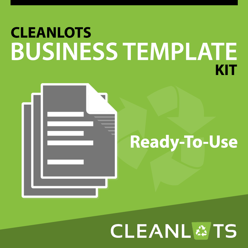 CleanLots Business Template Kit Cleanlots