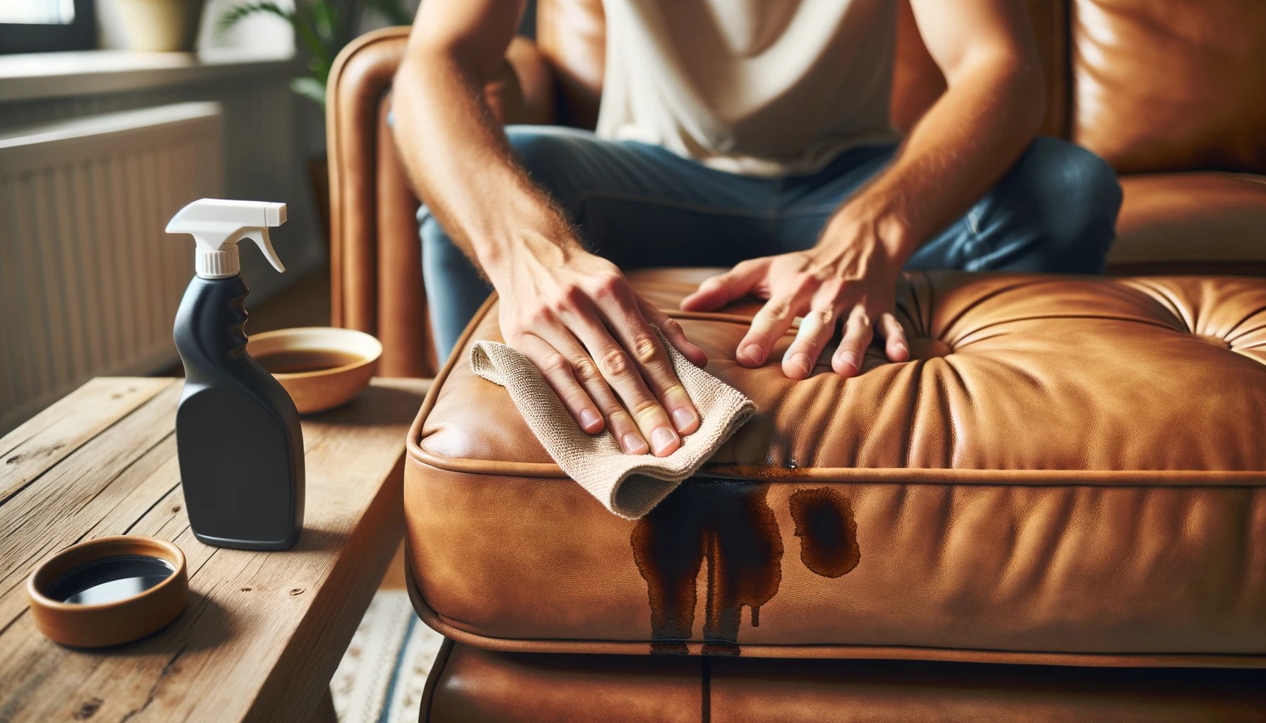 How To Get A Stain Off Of Leather?