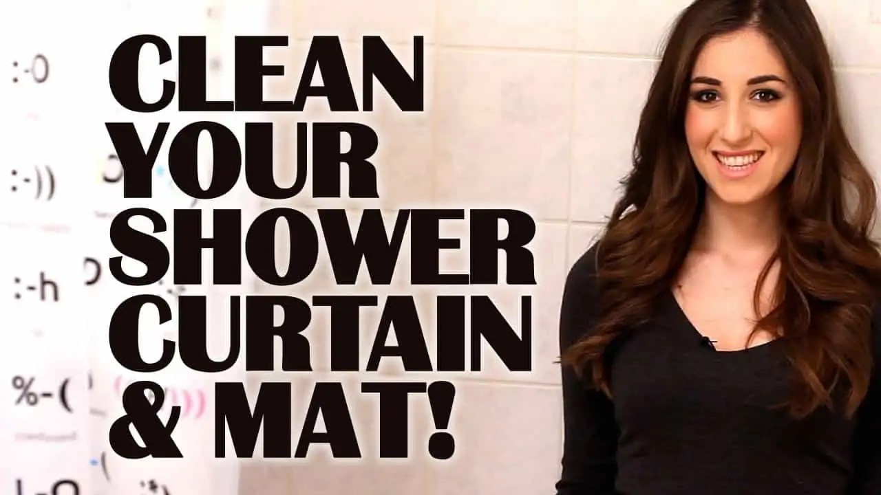 How To Clean A Plastic Shower Curtain & Mat Clean My Space