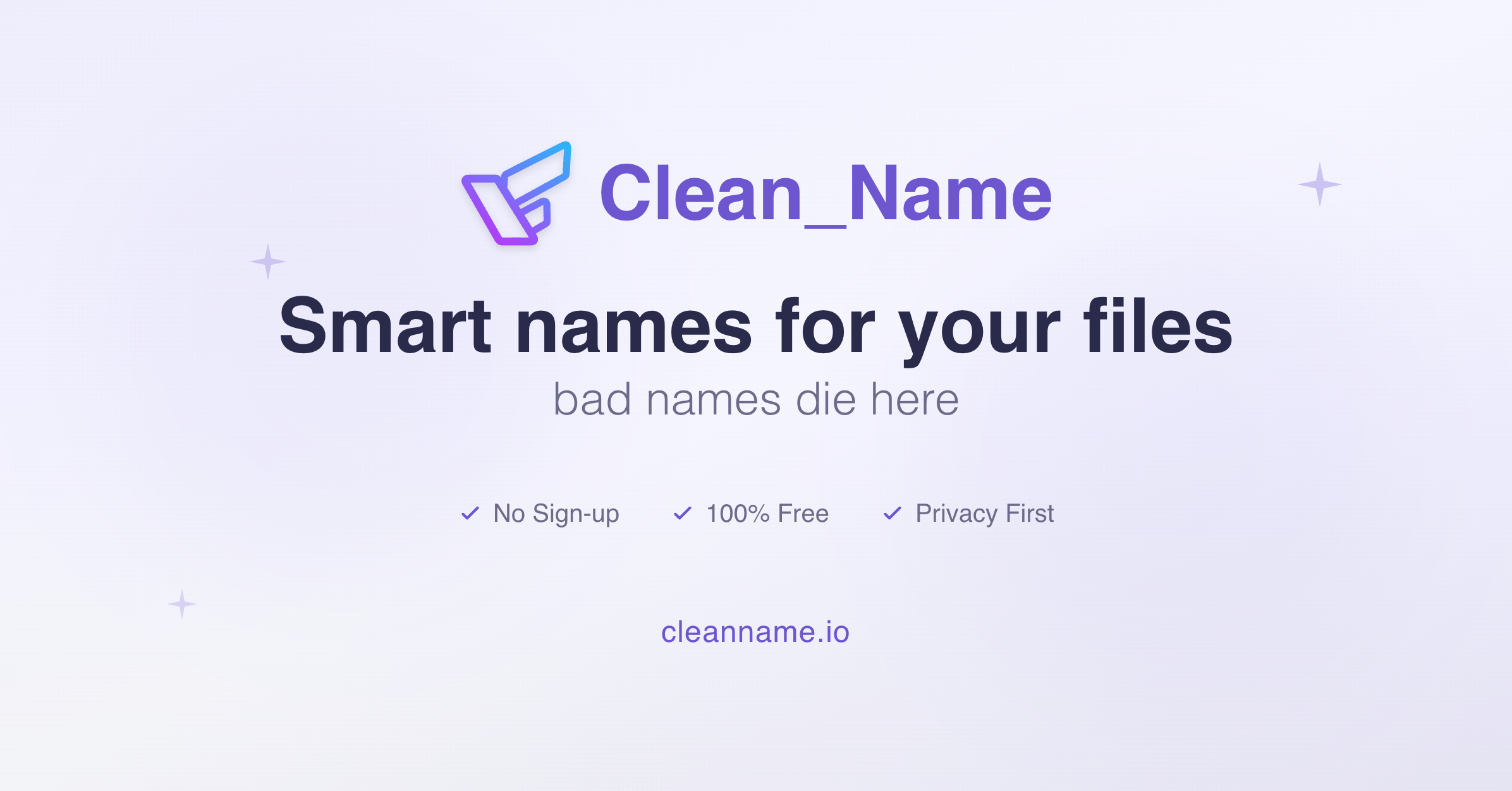 Clean_Name Smart names for your files