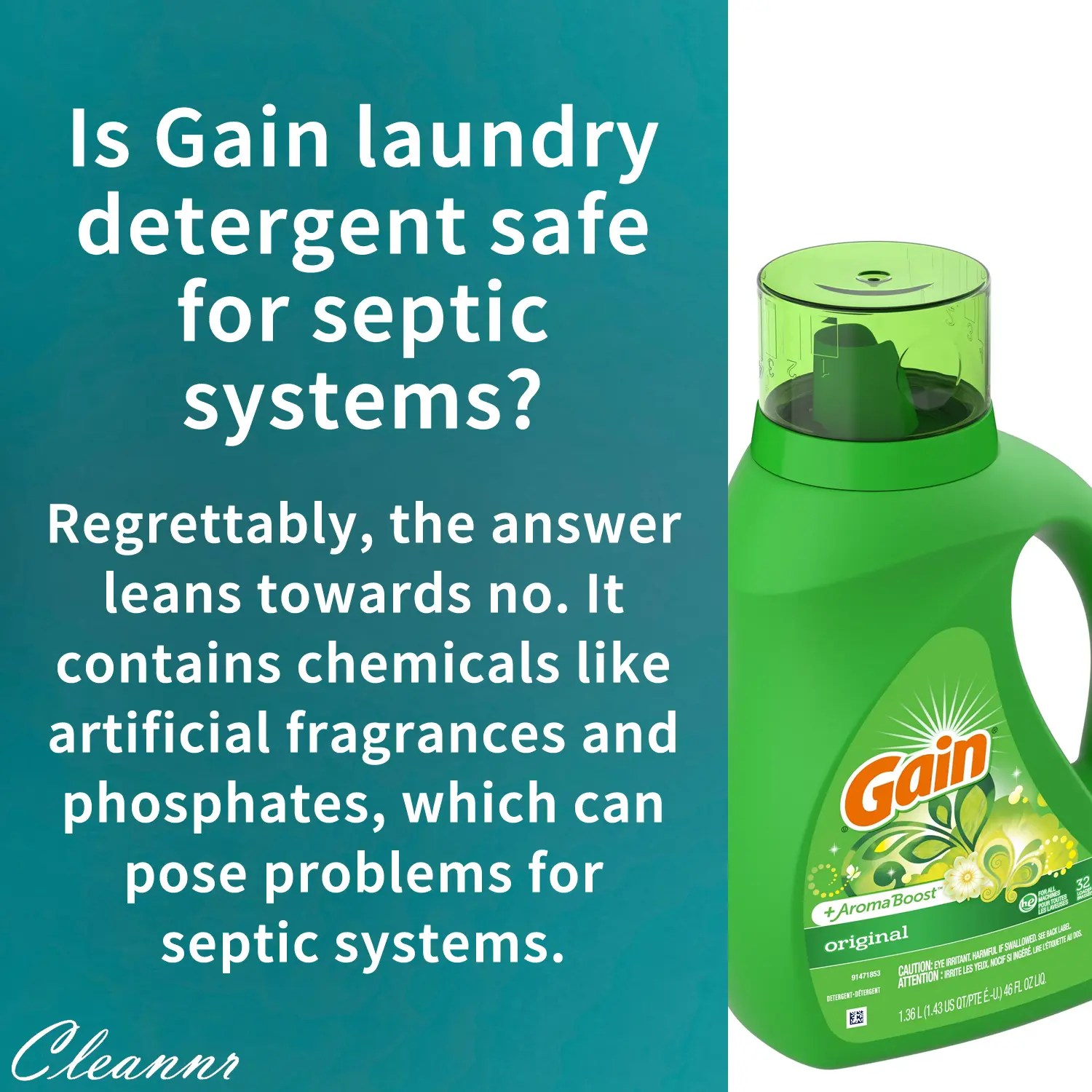 Is Gain Laundry Detergent Safe For Septic Systems? Cleannr