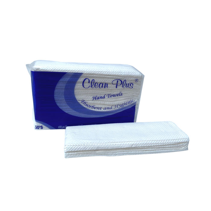 Hand Towel Clean Plus Biru 150 Sheet (Standar) Clean Plus