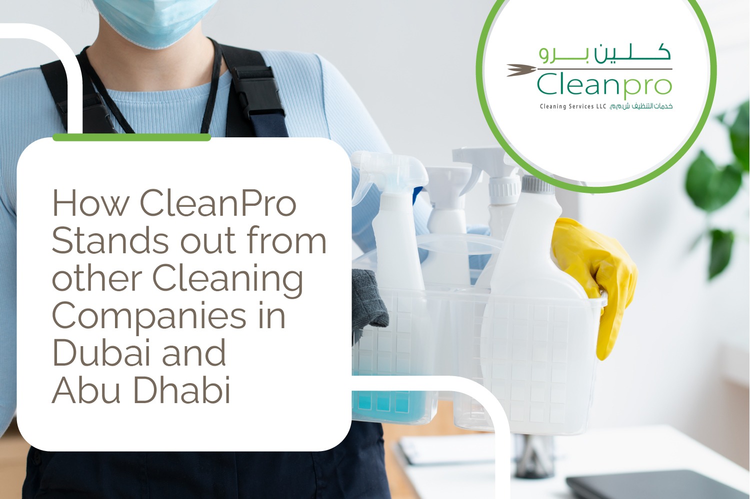 CleanPro for Unparalleled Cleaning Services in Dubai and Abu Dhabi