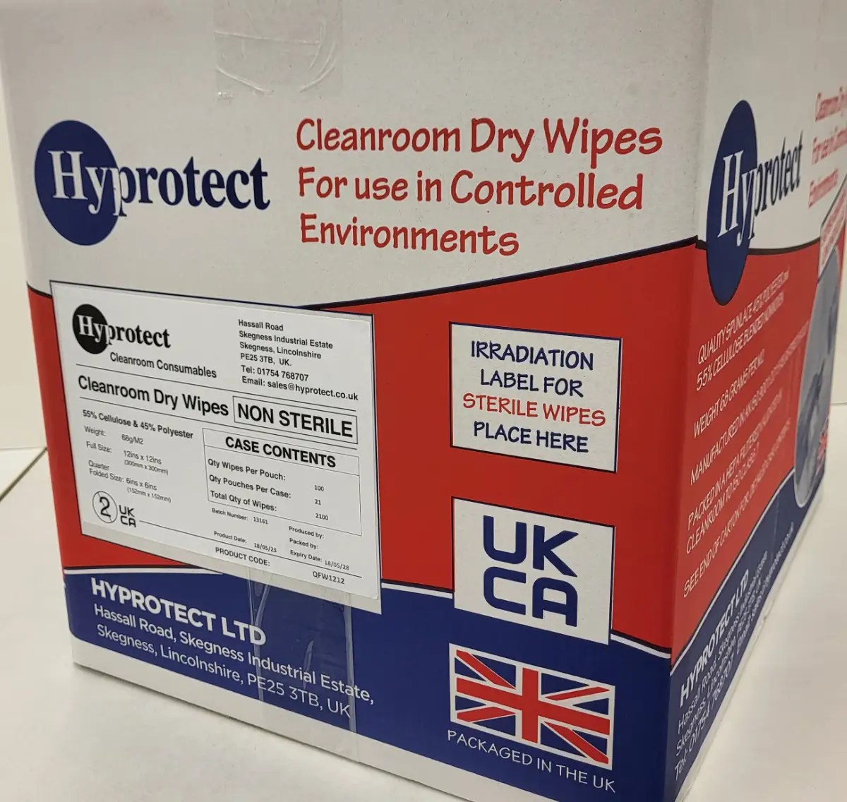 Non Sterile Cleanroom Dry Wipes Cleanroom Consumables
