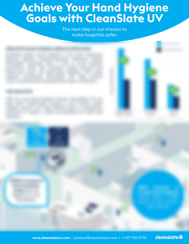 Achieve Your Hand Hygiene Goals with CleanSlate UV CleanSlate UV