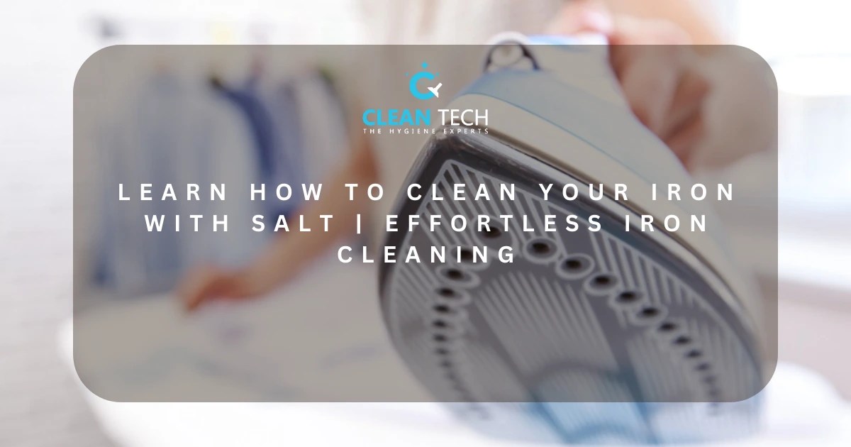 Learn How To Clean Your Iron With Salt Effortless Iron Cleaning