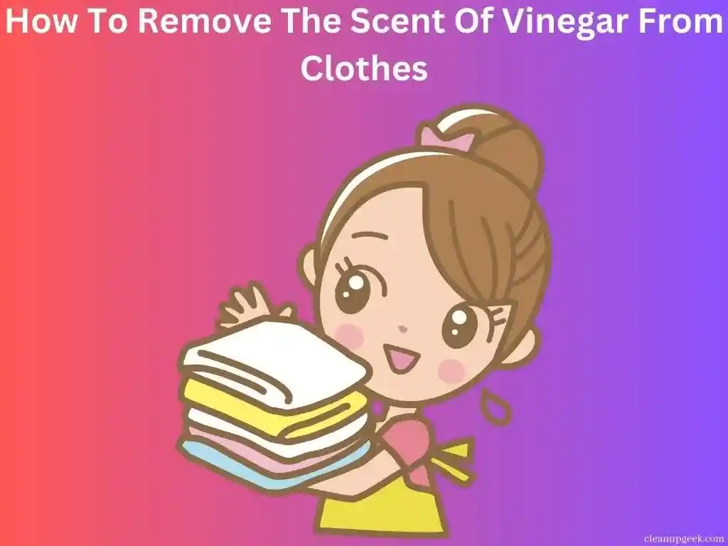 How To Remove The Scent Of Vinegar From Clothes Cleanup Geek