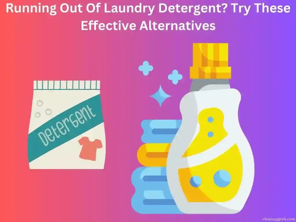 Running Out Of Laundry Detergent? Try These Effective Alternatives