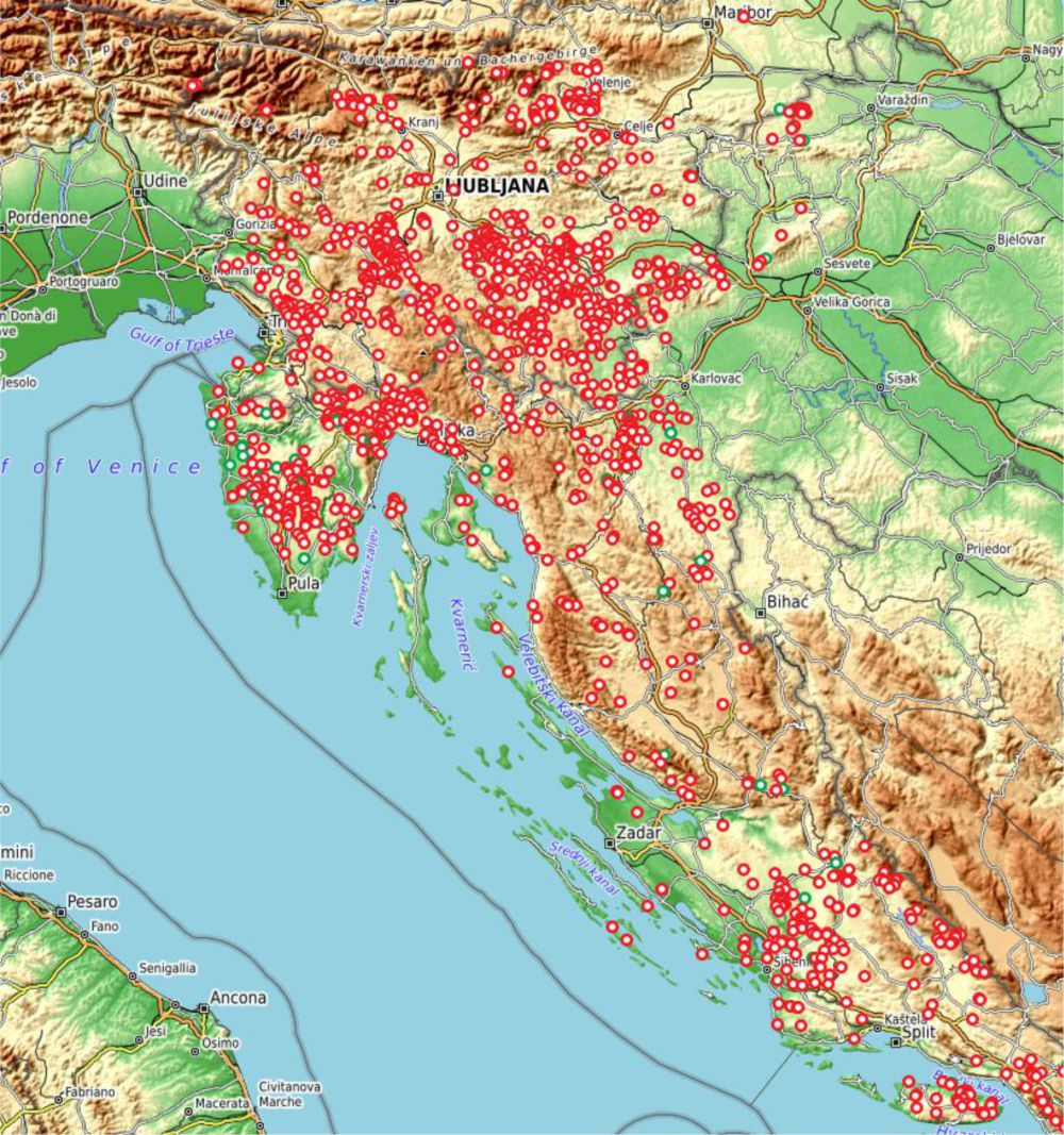 Cave Systems Map Europe CleanUptheDark Clean the underground! Be responsible!