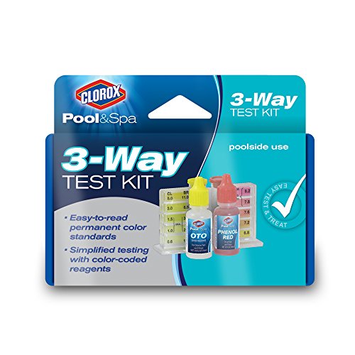 CLOROX Pool Spa 71000CLX 3Way Test Kit Clean Water Pools