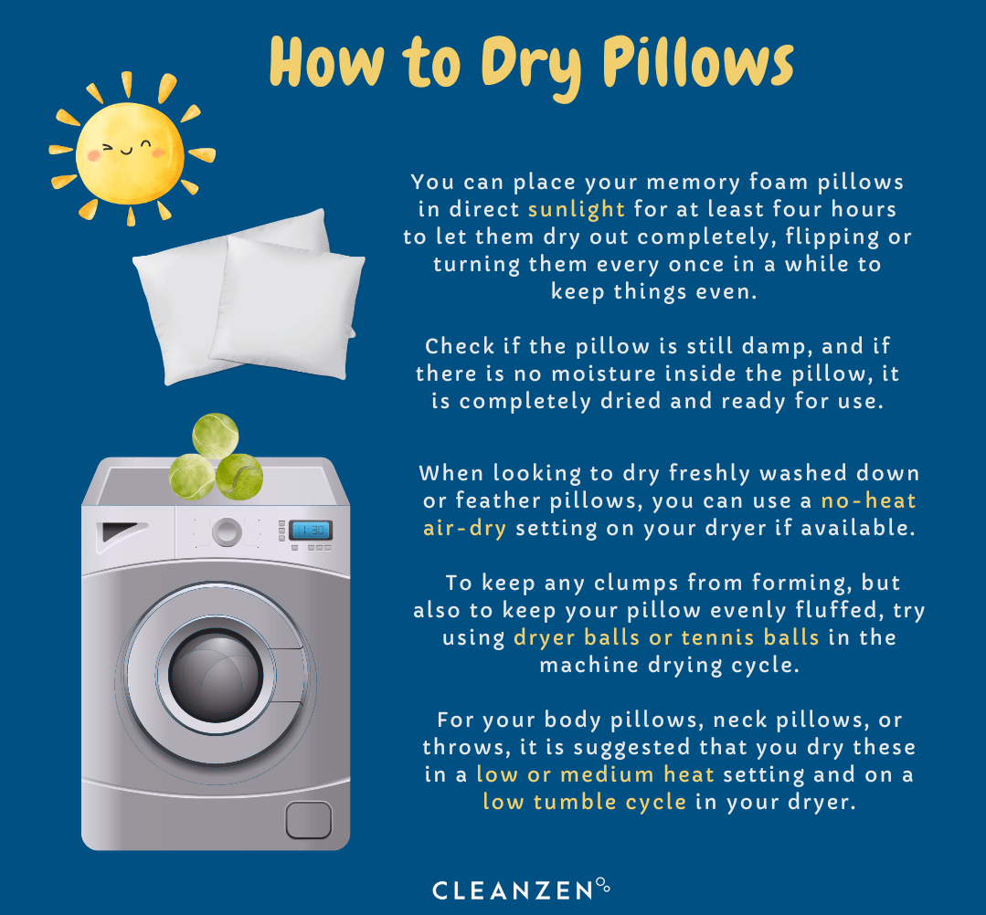 Cleanzen Cleaning Services How to Wash Your Pillows for a Best Nights