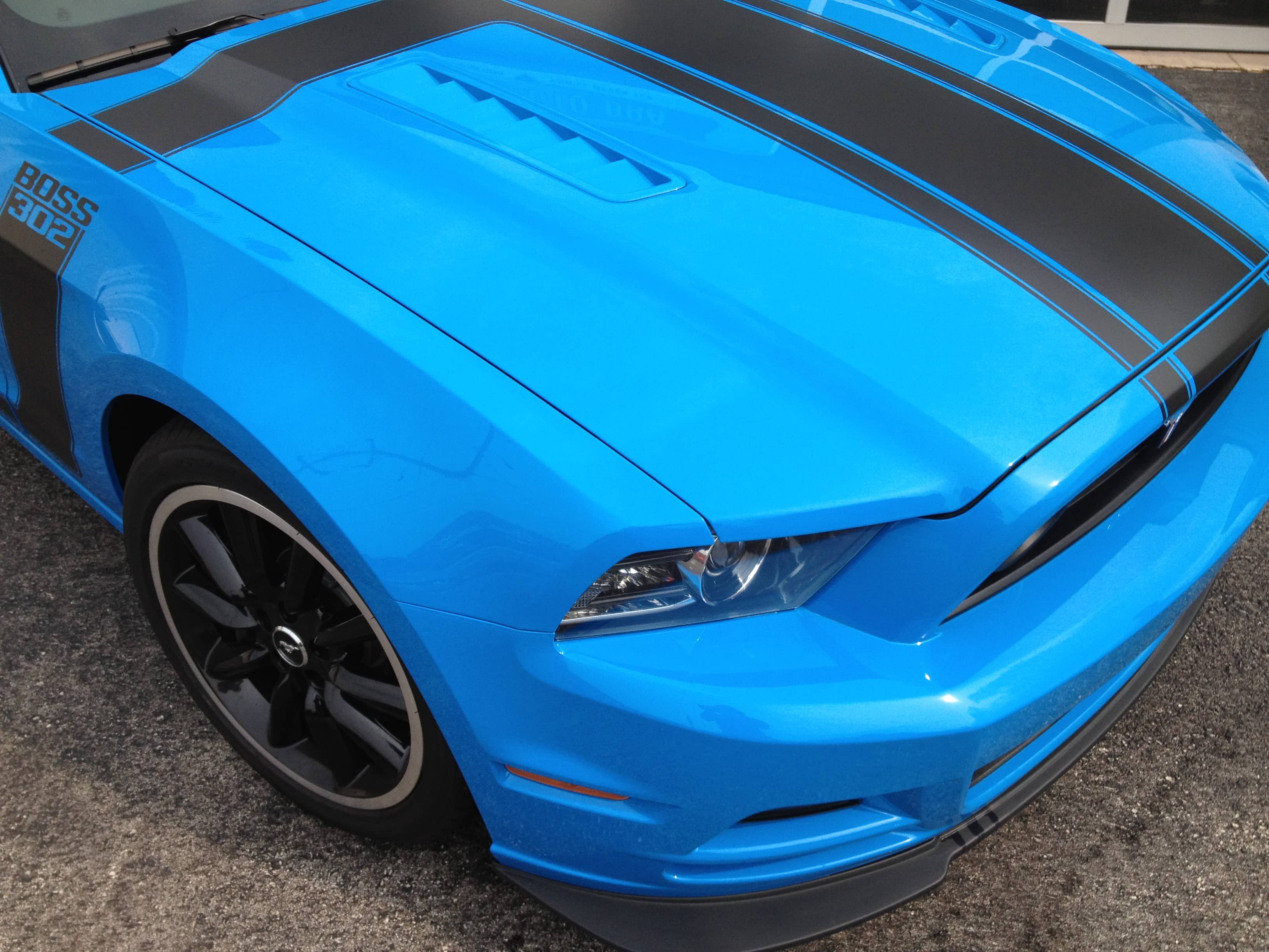 Ford Mustang BOSS 302 specialists paint protection film St. Louis against chips 3M Scotchgard