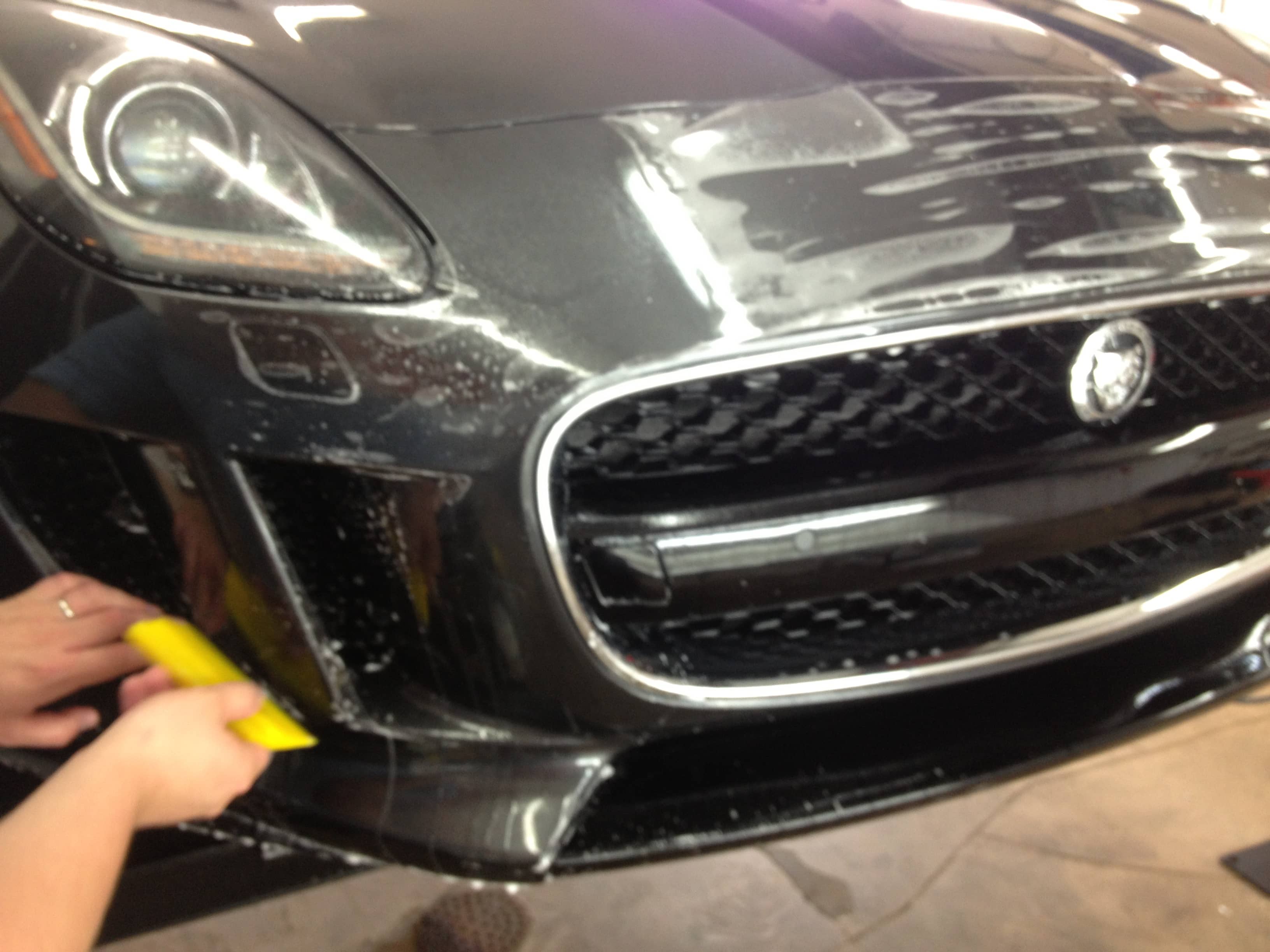 St. Louis paint protection film shield 3 Jaguar FType stone guard