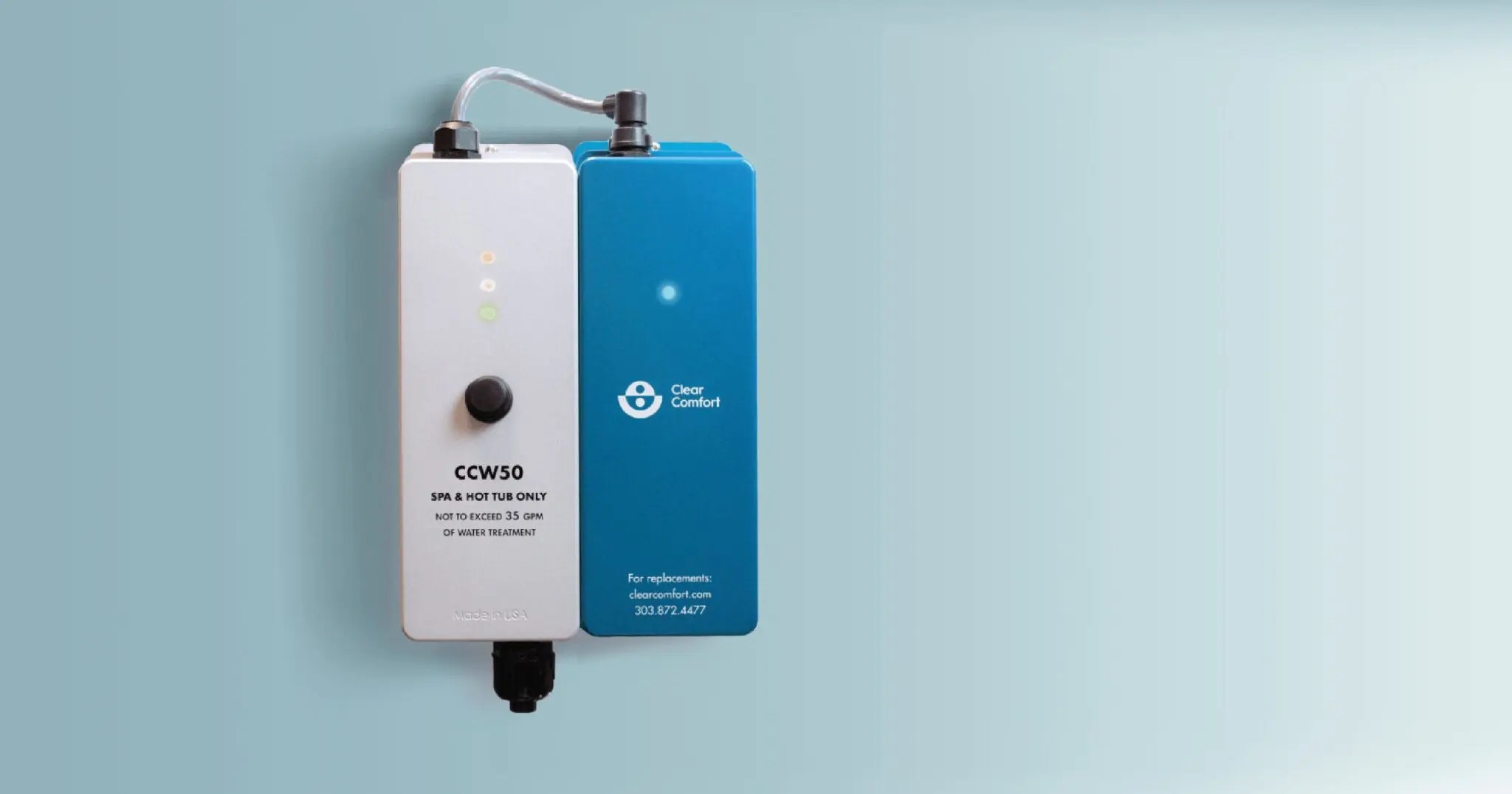 CCW50 AOP System Treat Your Hot Tub, Spa or Pool Clear Comfort