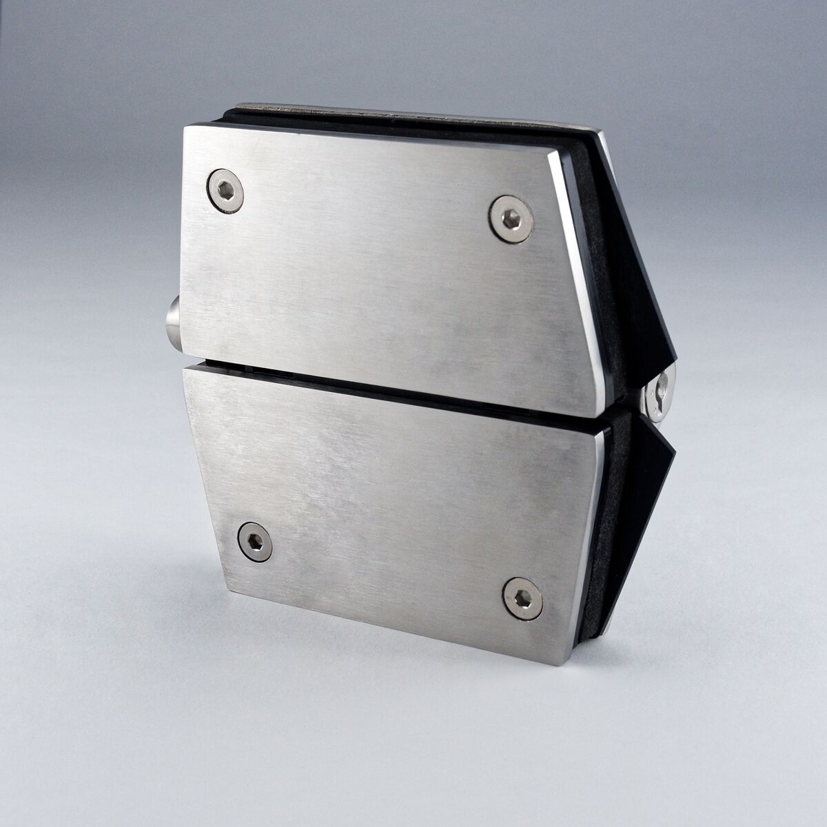 Polaris 130 soft close hydraulic glass pool fence hinges.