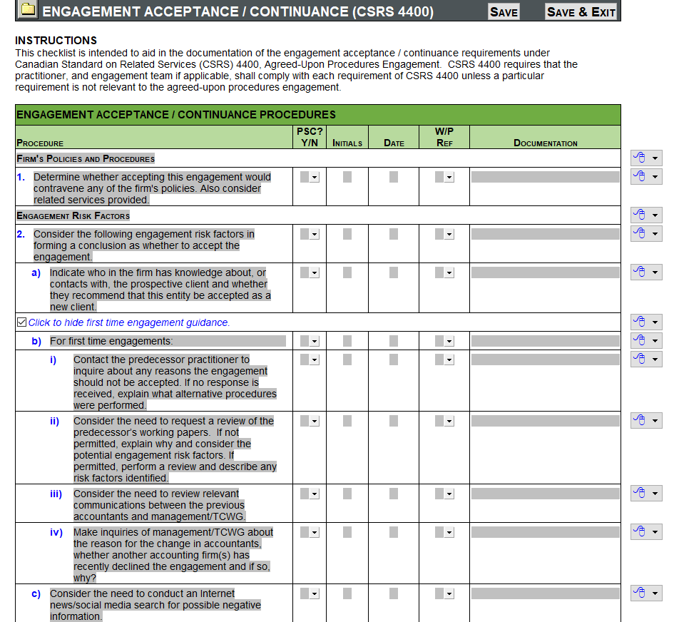 Checklists for BCFSA (formerly RECBC) Real Estate Trust Accountant's Clearline Consulting