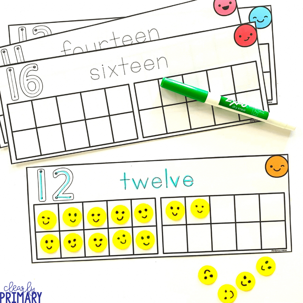 Ten Frame Activities Clearly Primary