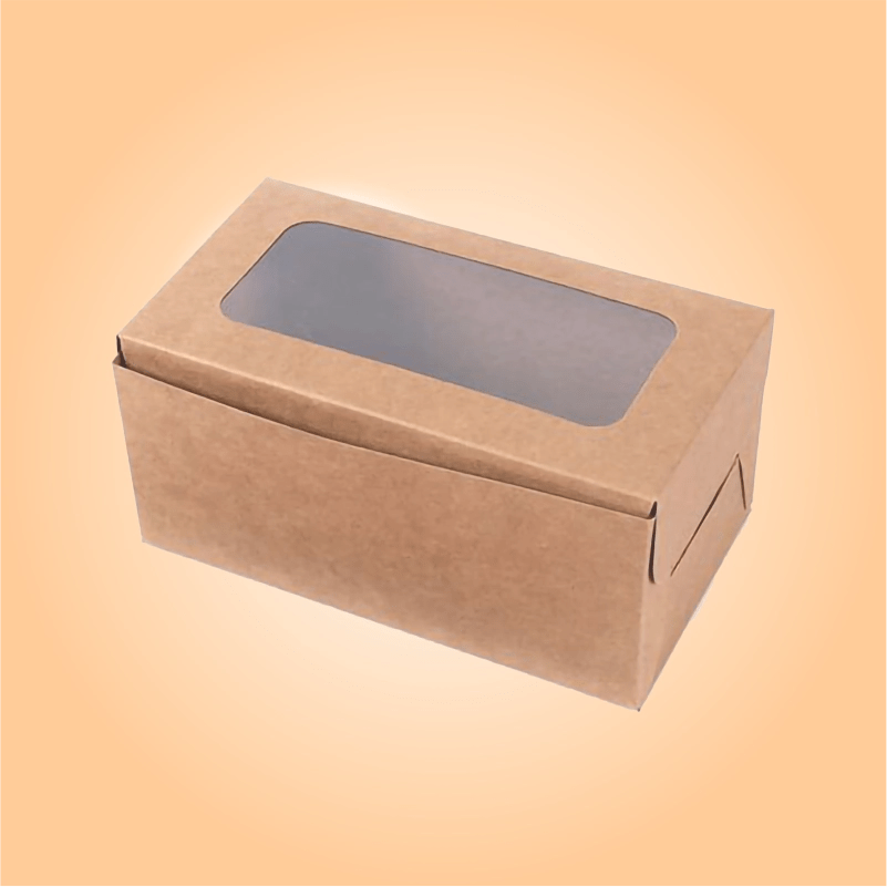 Custom Kraft Window Boxes Clear Path Packaging