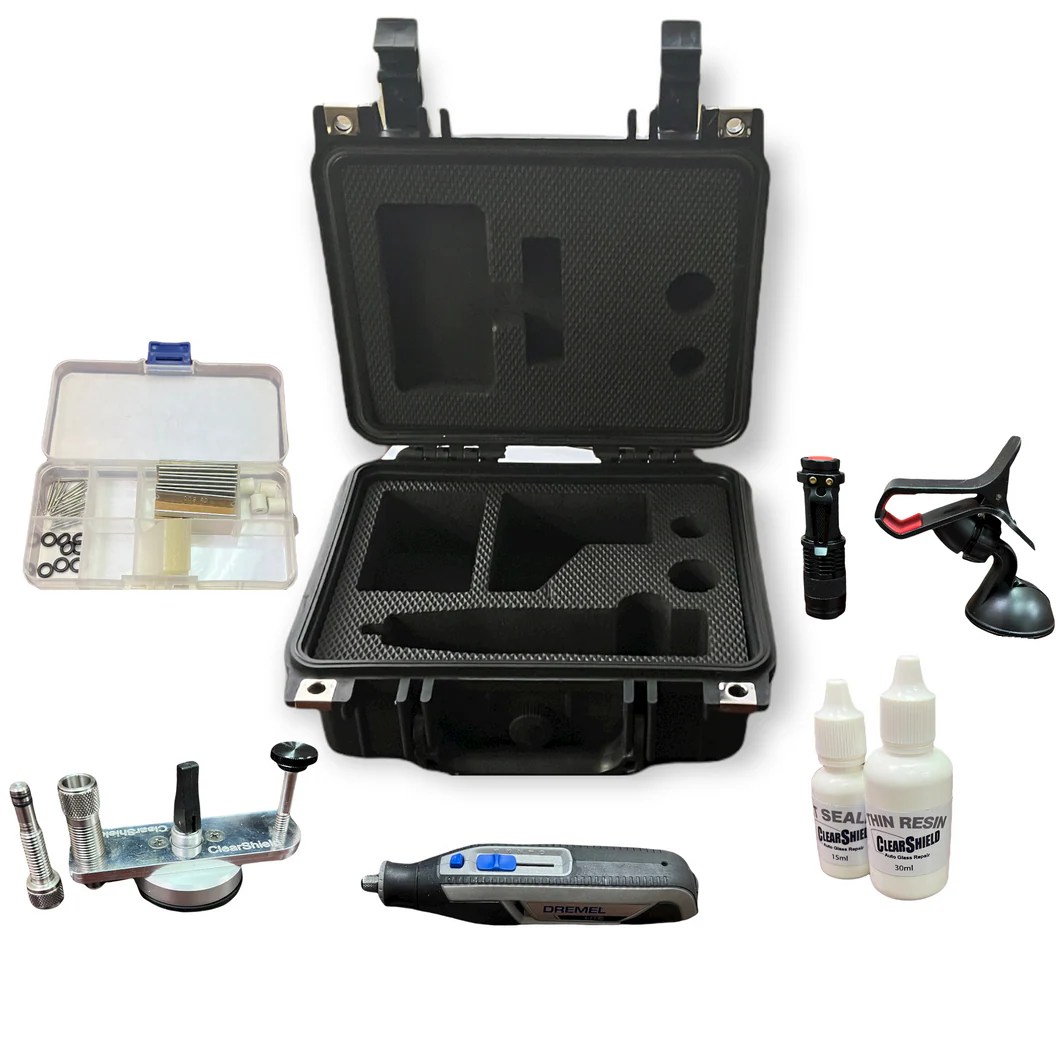 Professional Windshield Repair Kit [200 Repairs] Auto Glass Repair