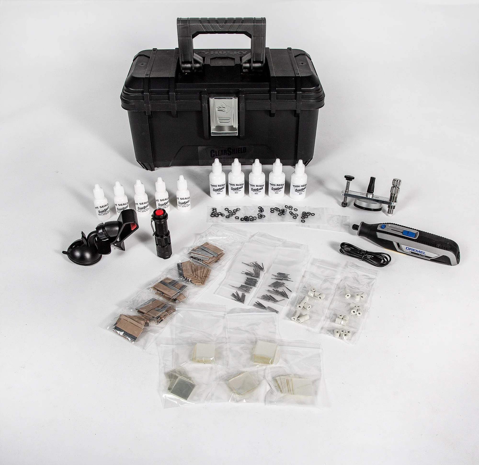 Professional Plus Windshield Repair Kit [1,000 Repairs] ClearShield Su