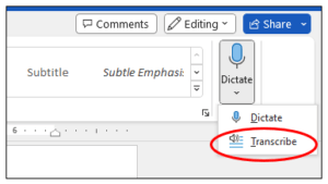 Word Tips: How to Use Read Aloud, Transcription, and Dictation - Clear
