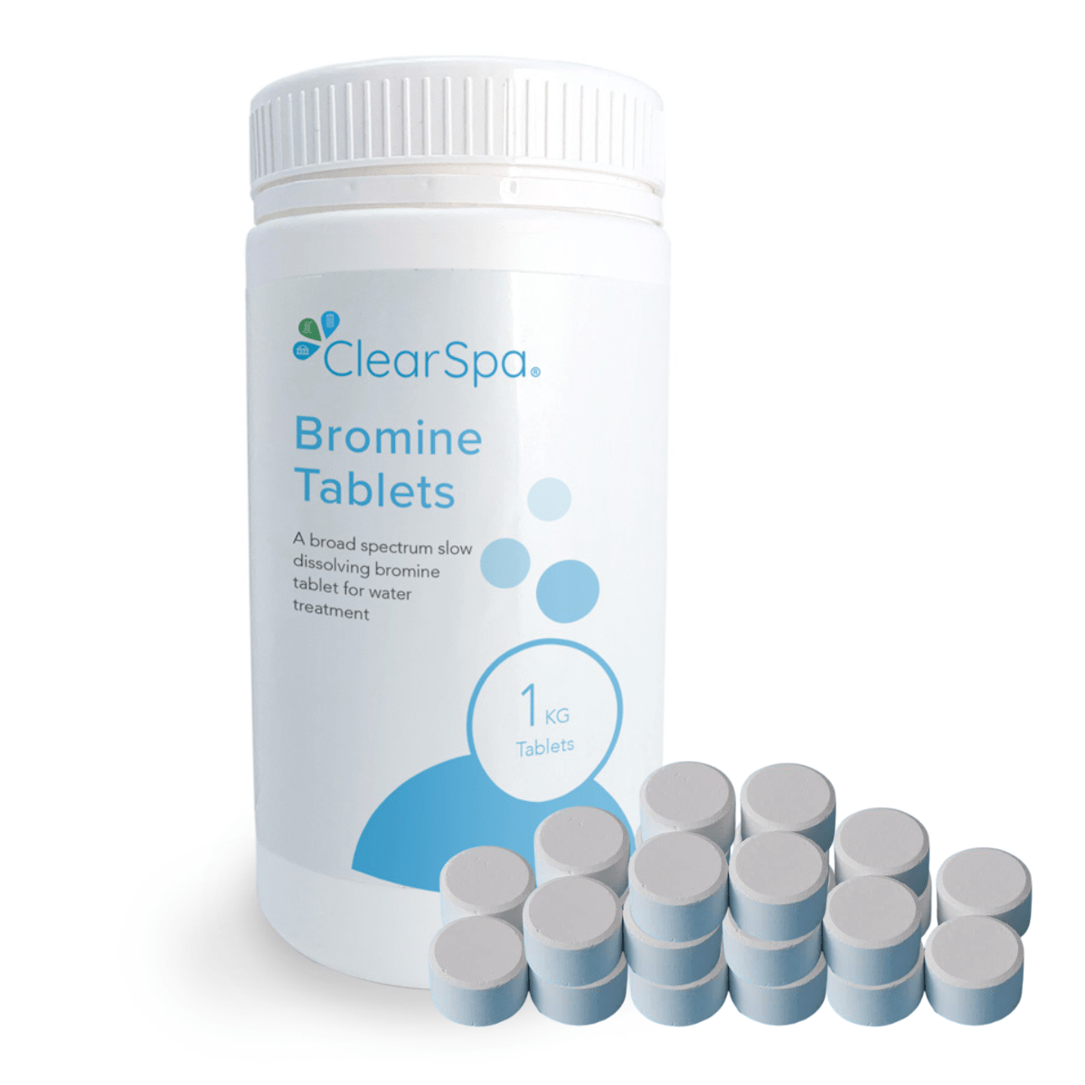 Hot Tub Bromine Tablets 20g Slow Dissolving ClearSpa™