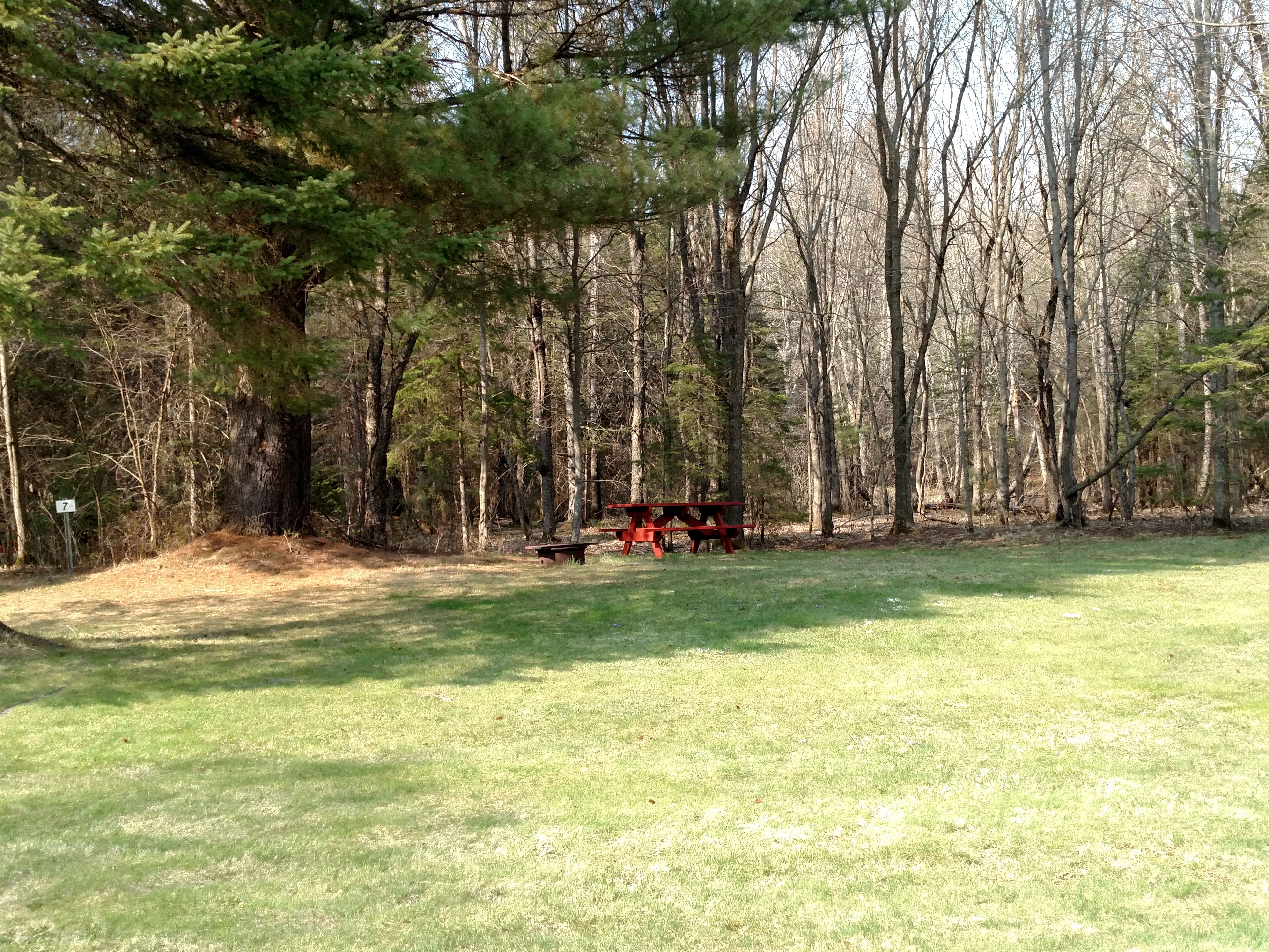 Campsite 7 w/ Water & Electric (BOOKED FOR THE 2020 SEASON) Clear