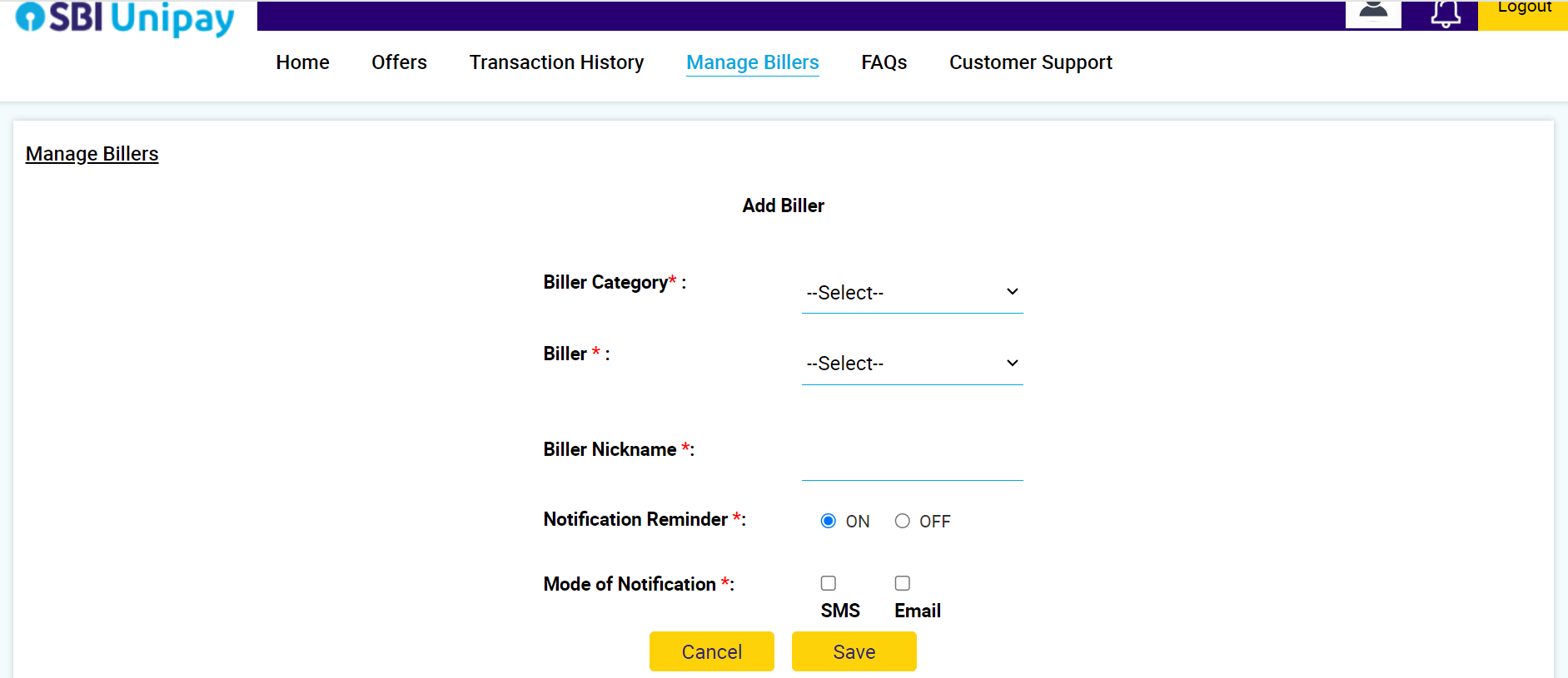 How to Add iSIP URN Number in SBI Netbanking