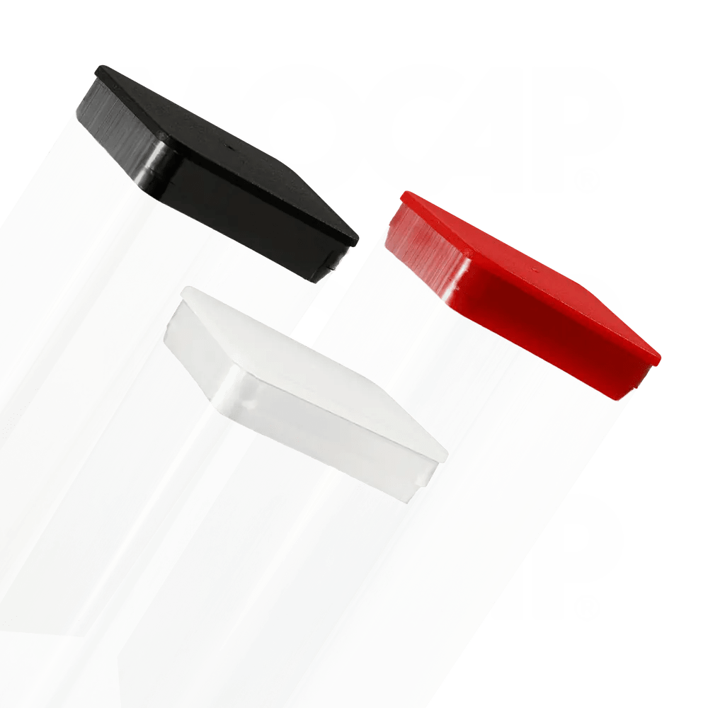 Tubes rectangulaires en plastique transparent Cleartec