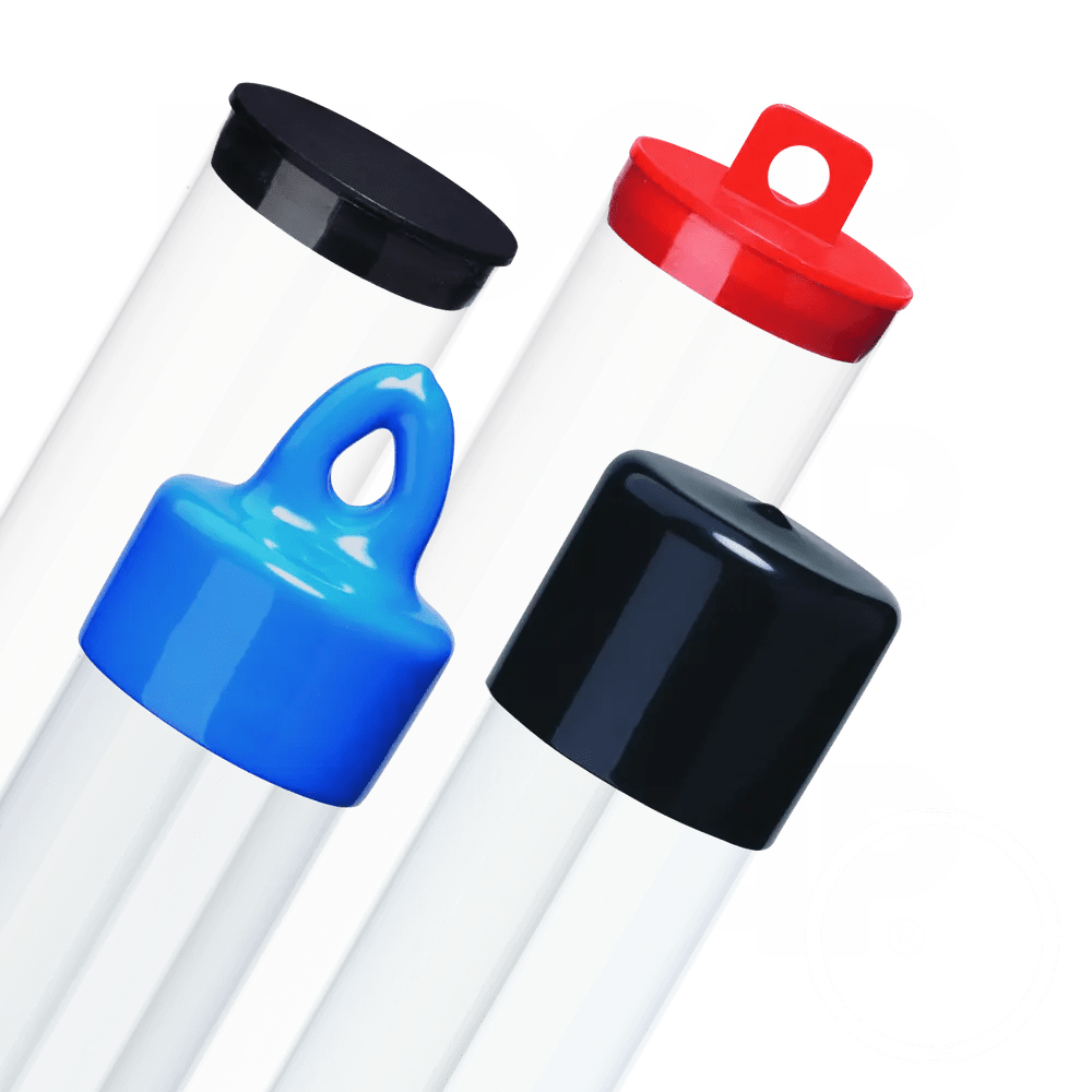 Clear Plastic Tubes for Use as Poster Tubes or Hanging Product Displays