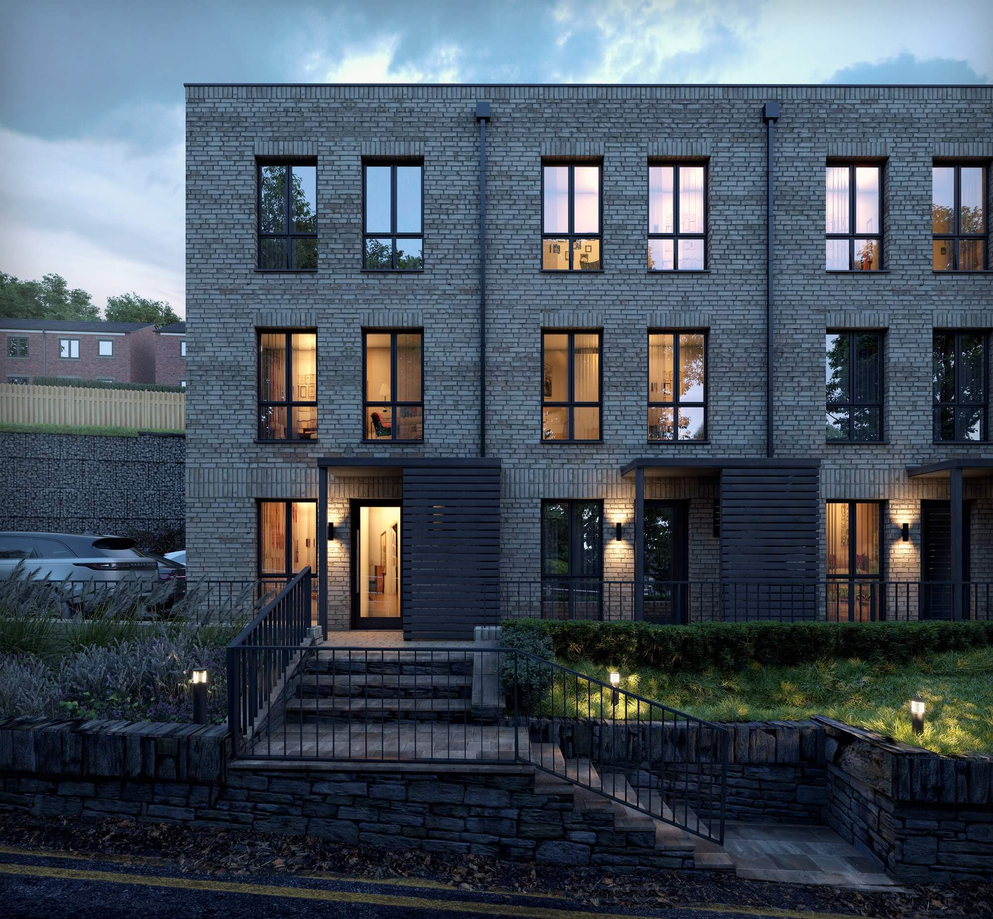 Optima windows and doors specified for townhouse development in