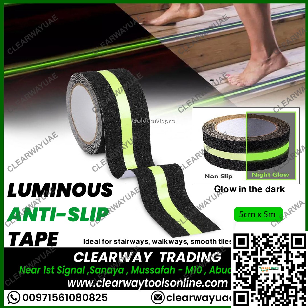 LUMINOUS ANTISLIP TAPE SUPPLIER IN ABUDHABI ,UAE