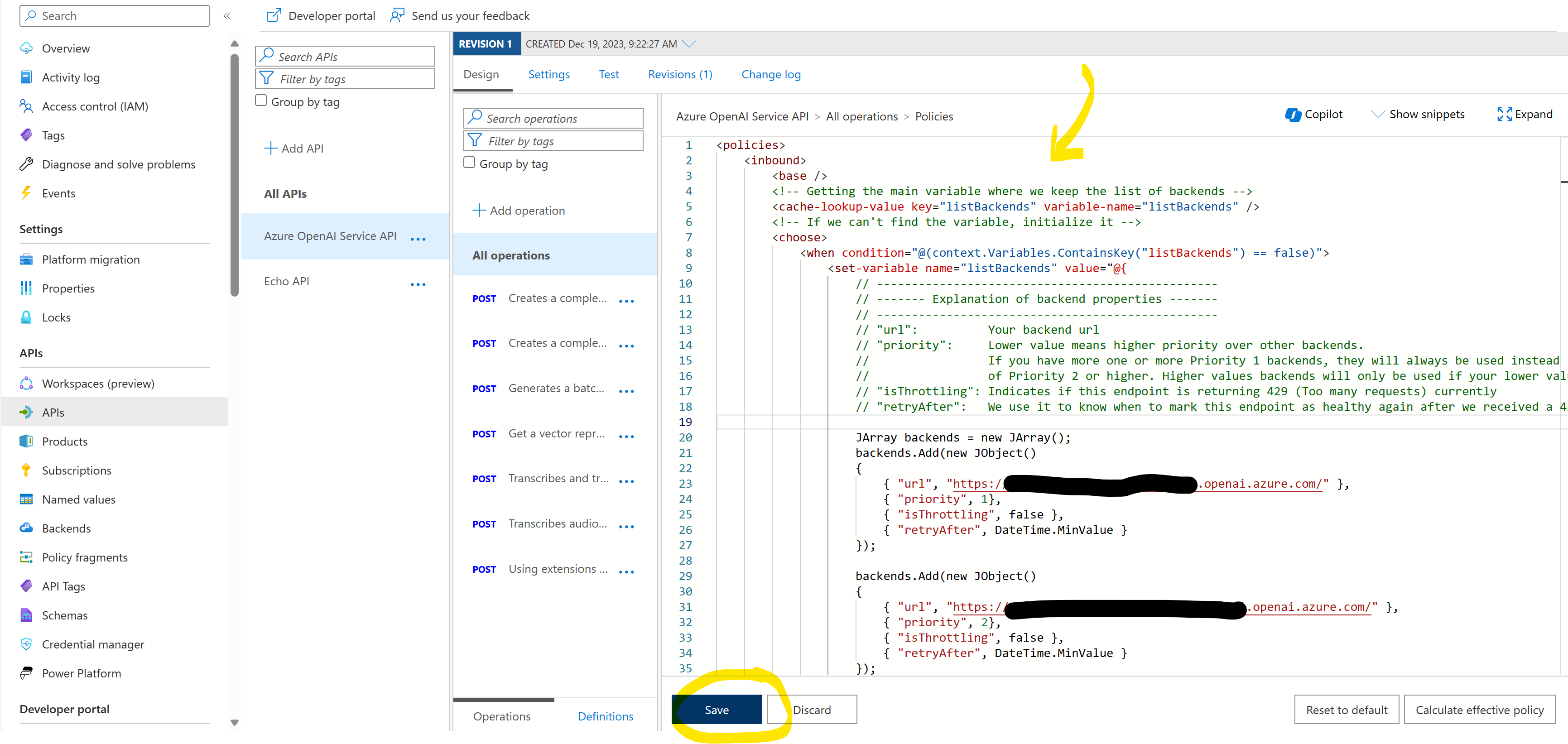Smart LoadBalancing for Azure OpenAI with Azure API Management